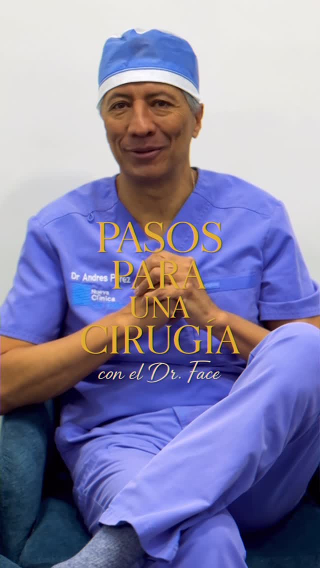 Rutina quirúrgica del Dr. Pérez antes de un Lifting Facial